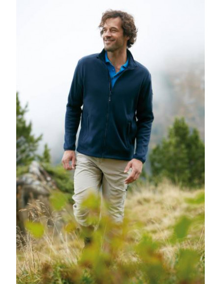 Jachetă tricotată din fleece cu buzunar pentru bărbați Daiber